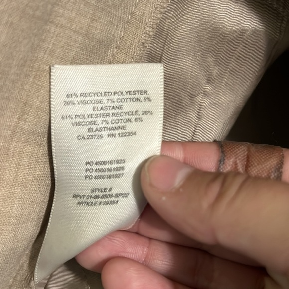 Babaton Aritzia Conan Crop Pant Beige Size 10 - Picture 6 of 6